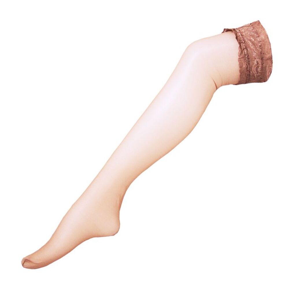 Couture Womens/Ladies Ultra Gloss Lace Top Hold Ups (1 Pair) / Natural